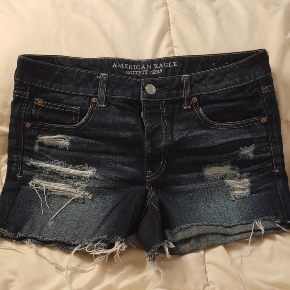 American Eagle Slouchy Bermuda Shorts, Size 10